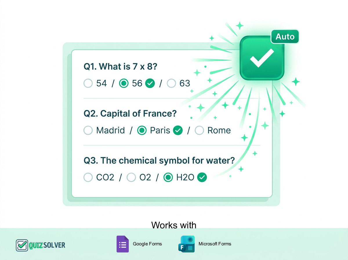Auto Form Solver illustration